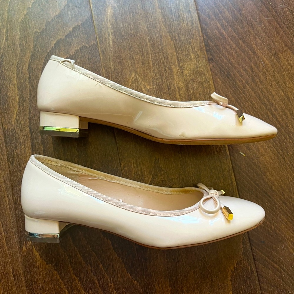 Zara Trafaluc size 36 women’s pale pink ballet flats